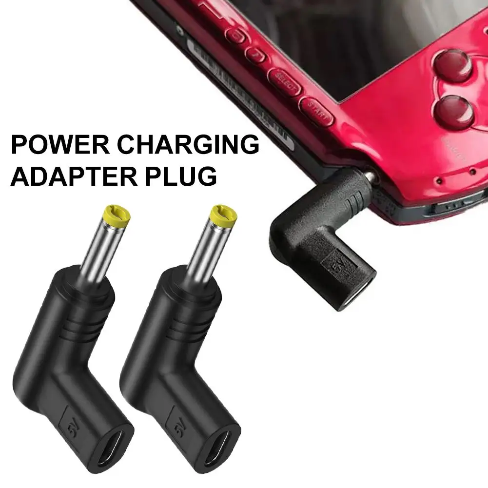 1/2/3/5 Stück USB-C-Ladeadapter für PS4, Typ-C-zu-DC-Stecker für PSP1000/2000/3000 Spielekonsolen, USB-C-Ladeadapter