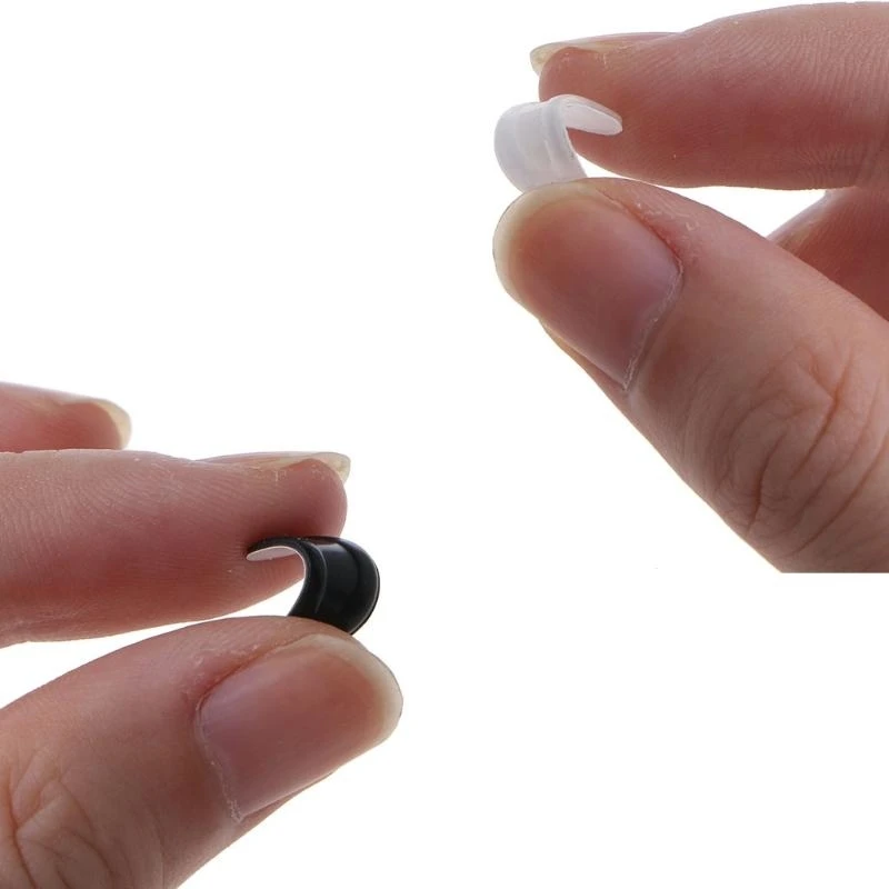 L21E 10 Pairs Anti-Slip Silicone Glasses Nose Pads Adhesive Eyeglass Nose Pads