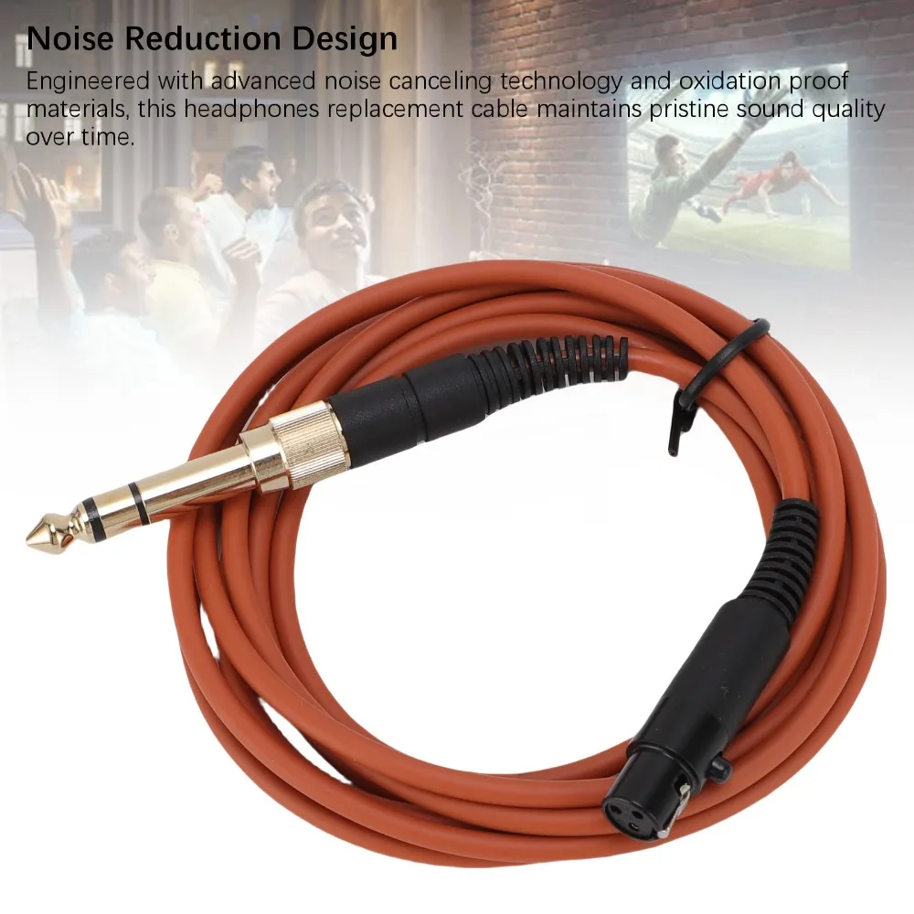MINI 3Pin XLR to 3.5mm/6.35mm Headphones Replacement Cable Earbuds Upgrade Wire for Q701 K712 K702 K240 K240 MK II K141 K171