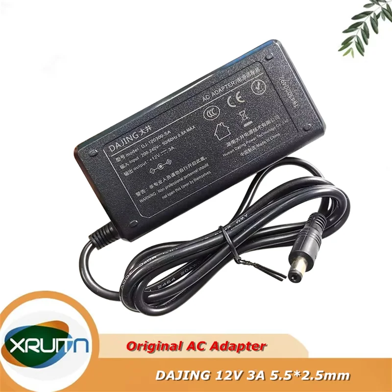 

Original And Genuine DAJING 12V 3A DJ-120300-SA DJ-120330-SA AC DC Adapter Charger For ADP-36C2 DJ-U48S-1203 Power Supply