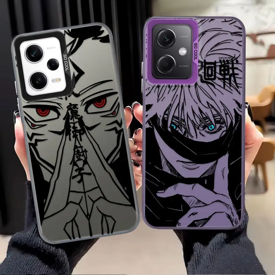 حافظة J-ujutsus K-aisens لهاتف Xiaomi Redmi Note 10s 10 Lite 9s 12s 14 Pro Plus 11s 13 12 11 غطاء خلفي للهاتف