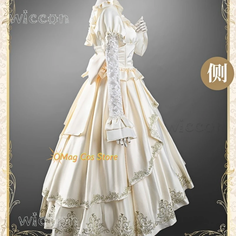 

NENE Project Sekai Bridal Lolita cosplay full costumes and sets Dress With Ruffles Lace Anime adult 코스튬 Carnival Outfit