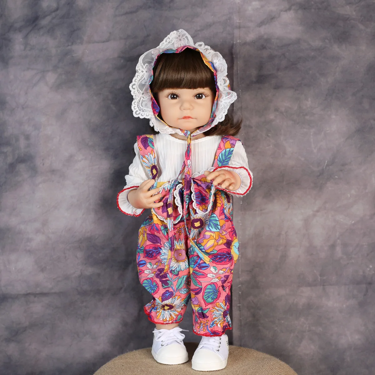 55Cm Alle Siliconen Bloem Riem Broek Pop Reborn Babypop Bebe Reborn Speelgoed Verjaardagscadeaus Voor Kind