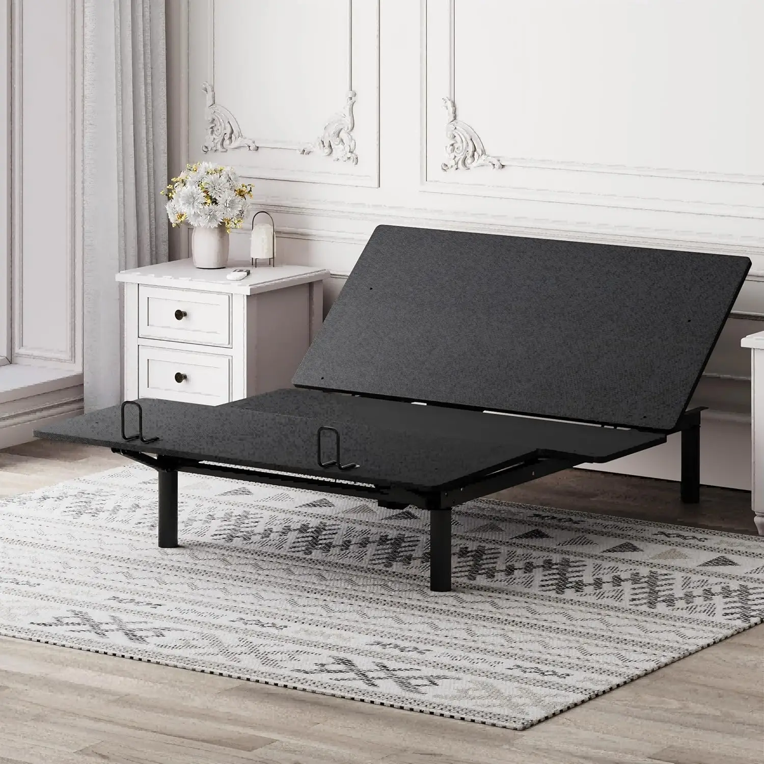 Twin Xl Verstelbare Bedbodem Frame-Ergonomisch Basis Txl-Formaat Bed Frameelectric Fauteuil Bed Met Afstandsbediening, Eenvoudige Montage,