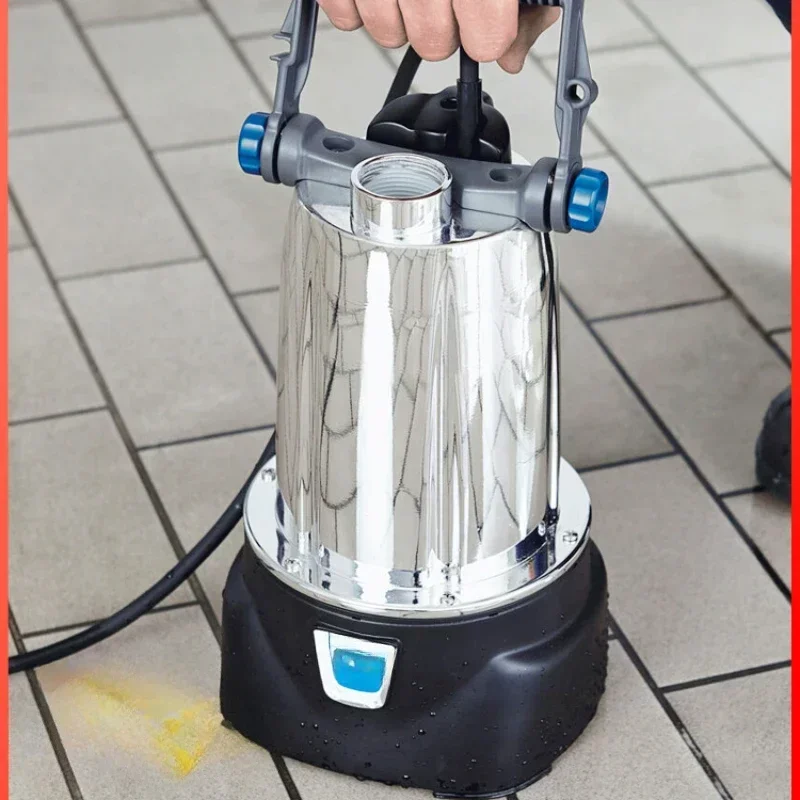 bang for your buck Ouyaser Drainage Submersible Pump Household Automatic Basement Garage Well Silent Large-flow Stainless Steel