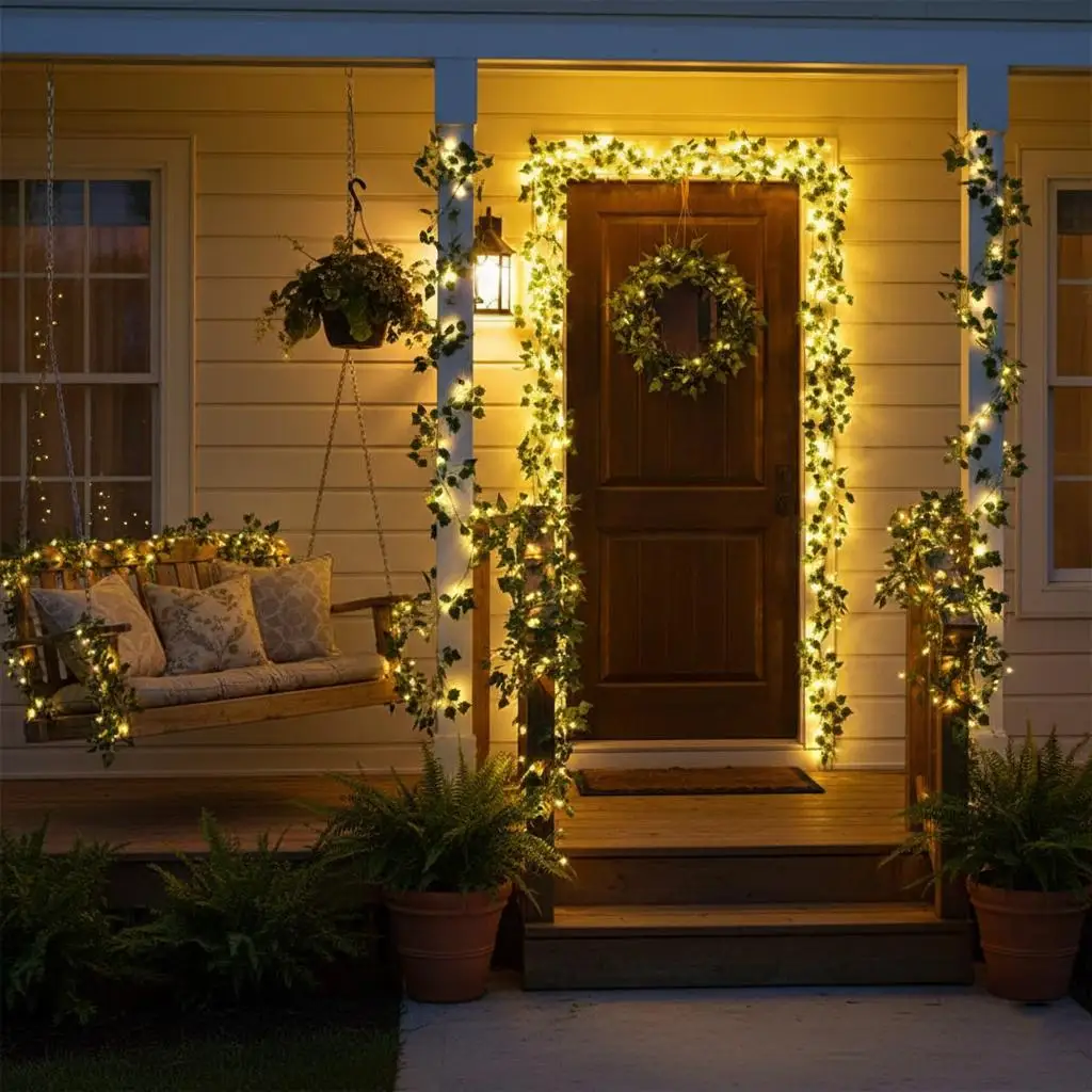 2/5/10м кленового листа струнные огни