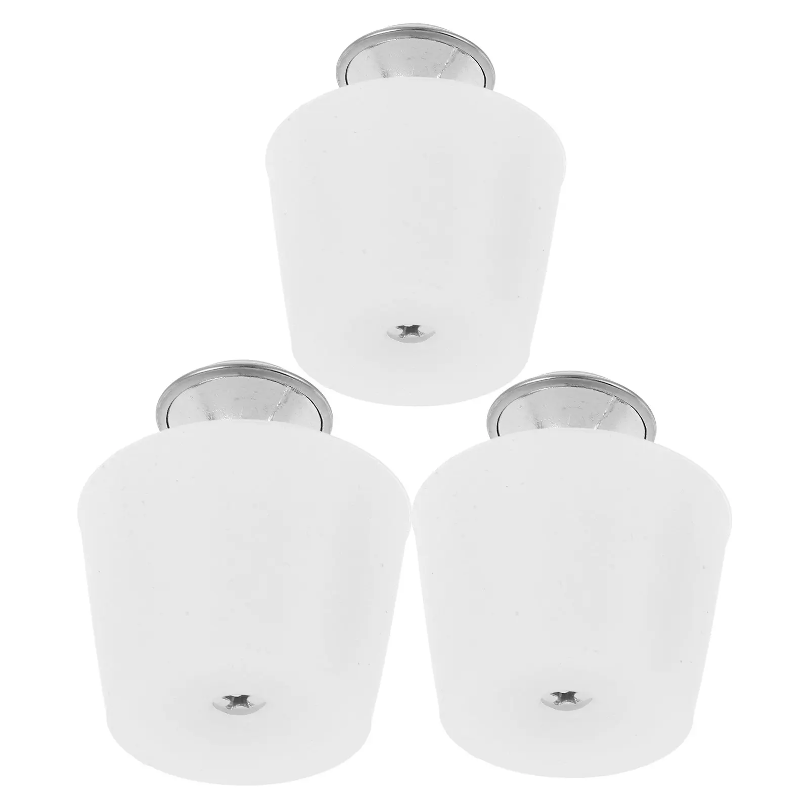 

3Pcs Heavy Duty Silicone Steel Tub Stopper Waterproof Drain Plug for Bathtub Kitchen Sink Laundry Pool Versatile Bathroom