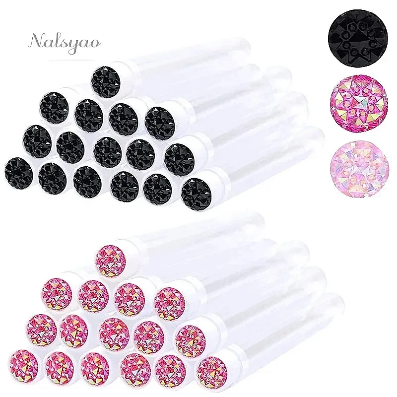 50PCS Dust-Proof Empty Eyelash Brush Tube Reusable Lash Mascara Wand Case Eyebrow Comb Makeup Storage Container