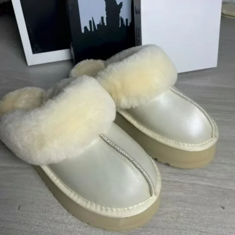 

2025 High-quality Fashionable Cotton Slippers for Women's Autumn and Winter Indoor Thick Soled and Plush Warm Women's Slippers