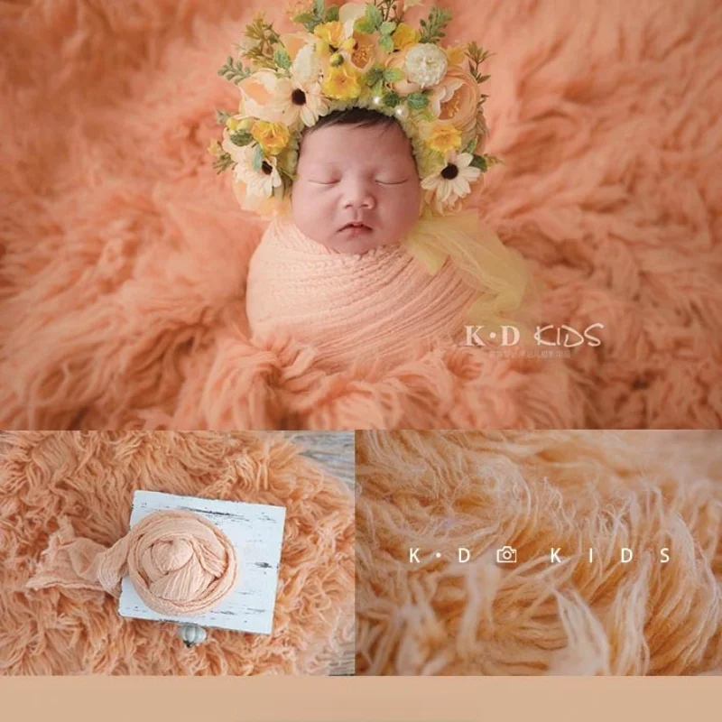 Newborn 150x90cm Blanket Newborn Photography Props Background Greek Wool Pad Baby Photos Boys and Girls Fotografi Accessories