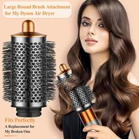For Dyson Airwrap HS01/HS05 and HairDryer Attachment Large Round Volumizing Brushes 20/38/55mm Oval Round Brush Fluff up Nozzle
