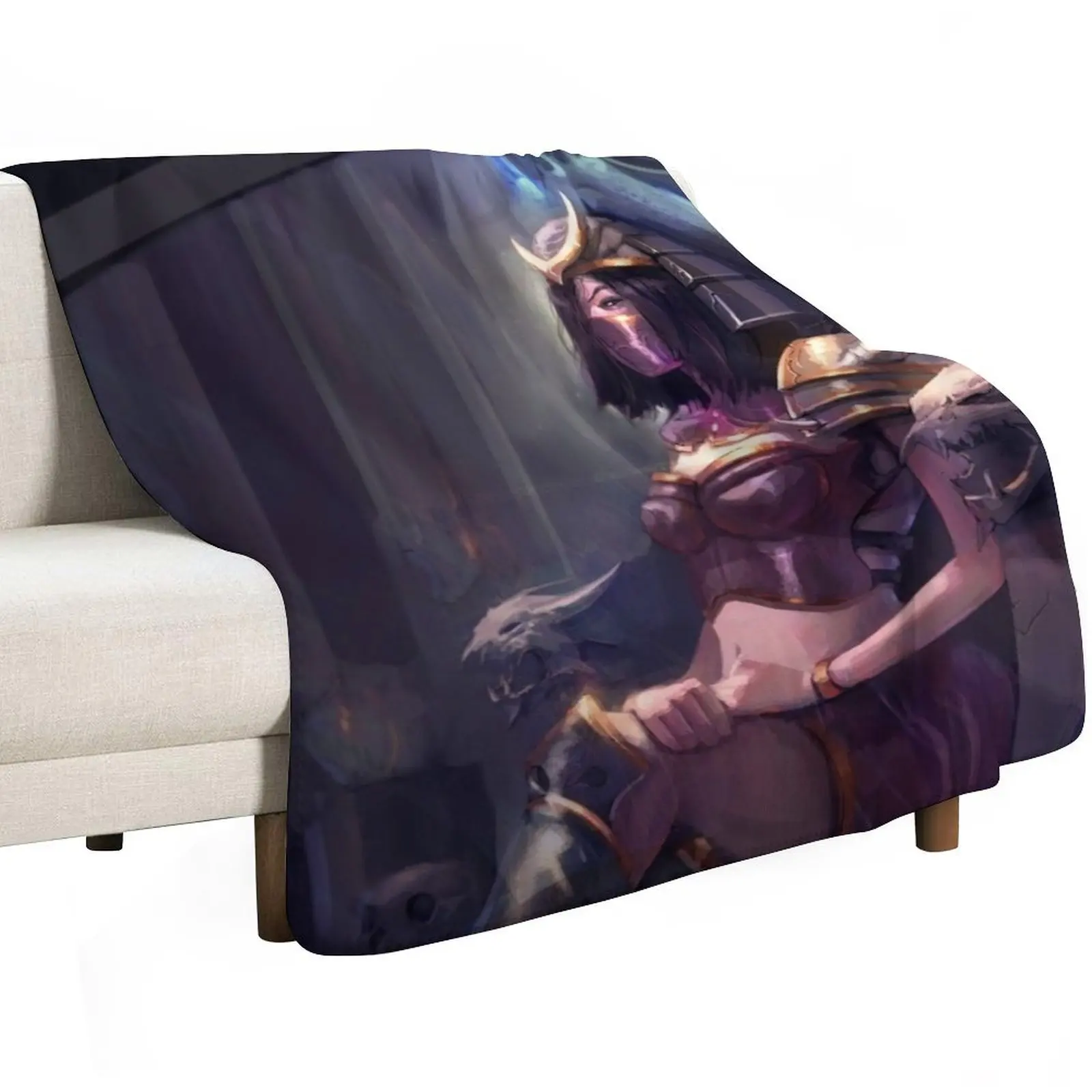 Mileena Mortal Kombat Throw Blanket Bed covers Polar Travel wednesday For Baby Retros Blankets