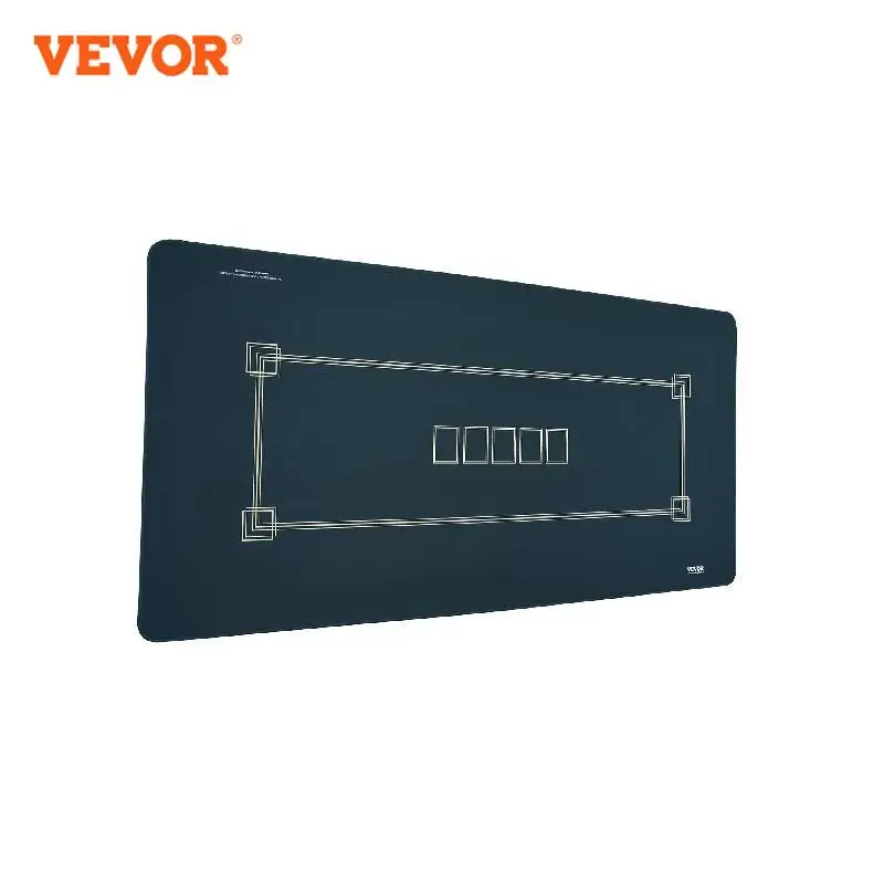 VEVOR Mesa de póker Estera de póker de 70 x 35 pulgadas para mesa Tablero de póquer plegable con bolsa de transporte Adorno de mesa de póquer impermeable