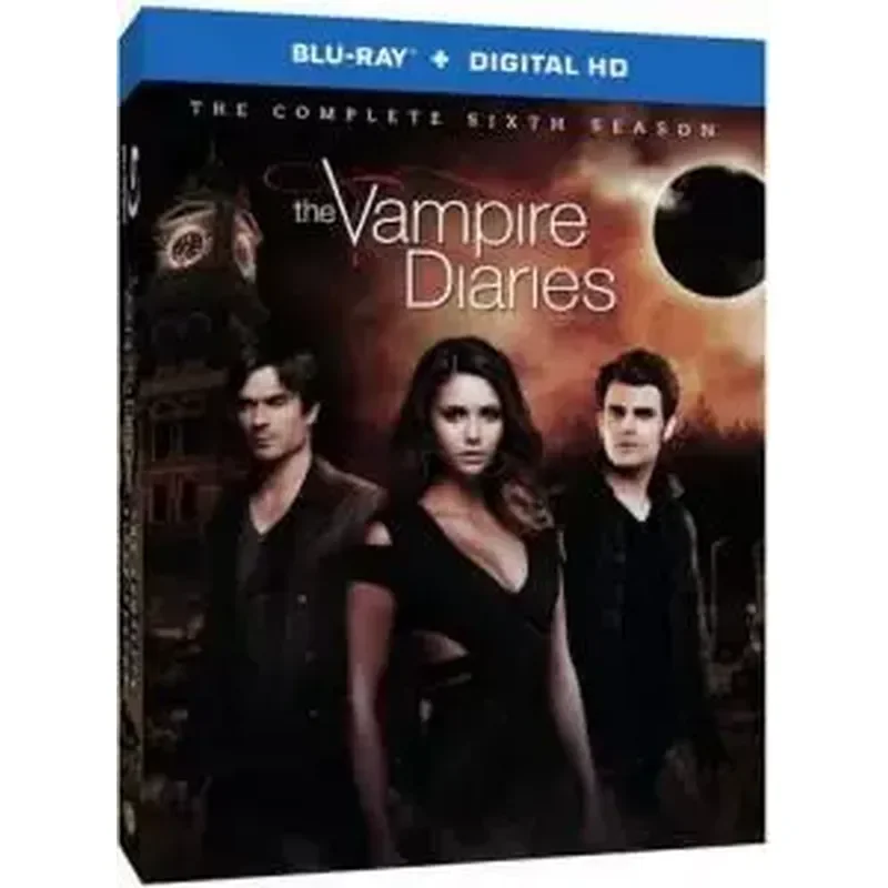 BD Blu-ray DVD American TV Series DVD Vampire Diaries Season 1-8 Complete Episodes Uncut Disc Full Version Boxed