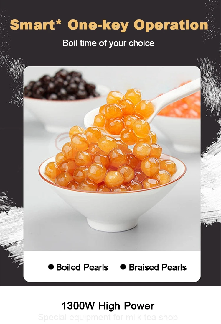 GZZT تابيوكا وعاء لؤلؤ ، 9 لتر ، لؤلؤ كهربائي ، وعاء غير لاصق ، طباخ فقاعة بوبا ، زبادي ، كرات القلقاس ، ماكينة طهي متعددة الوظائف