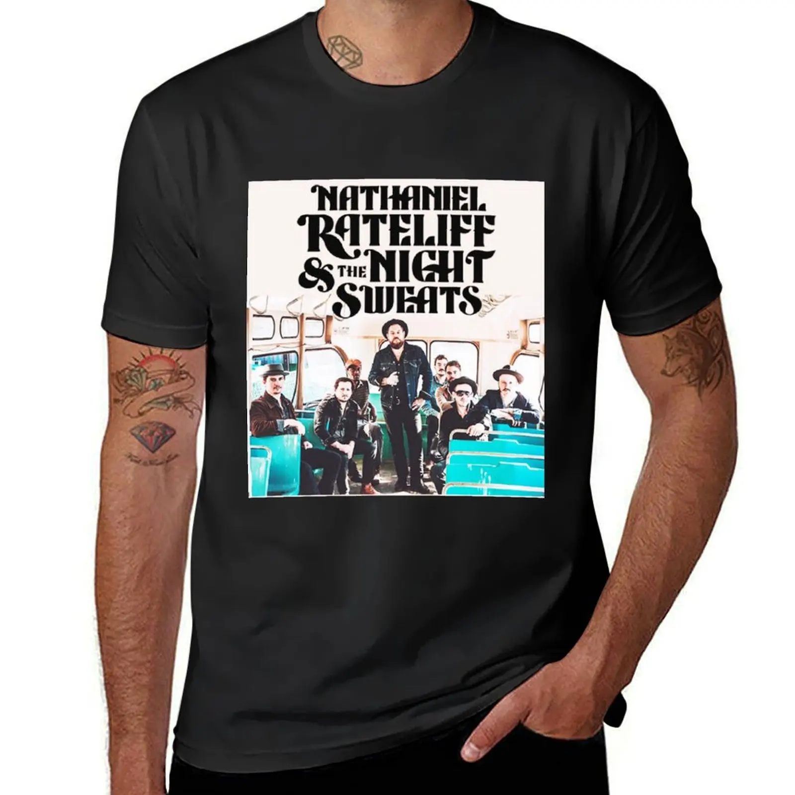 

nathaniel rateliff & the night sweats T-Shirt quick drying Aesthetic clothing t shirts for men pack