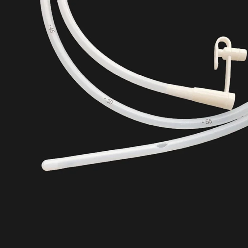 Tubo de alimentación Nasal de goma de silicona desechable para alimentos líquidos, tubo gástrico médico para el hogar para pacientes