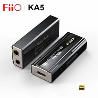 FiiO JadeAudio KA5 USB DAC amplificador de auriculares Hi-Res Dual CS43198 chip 3,5/4,4mm Cable de Audio PCM 768khz DSD256 Android IOS WIN