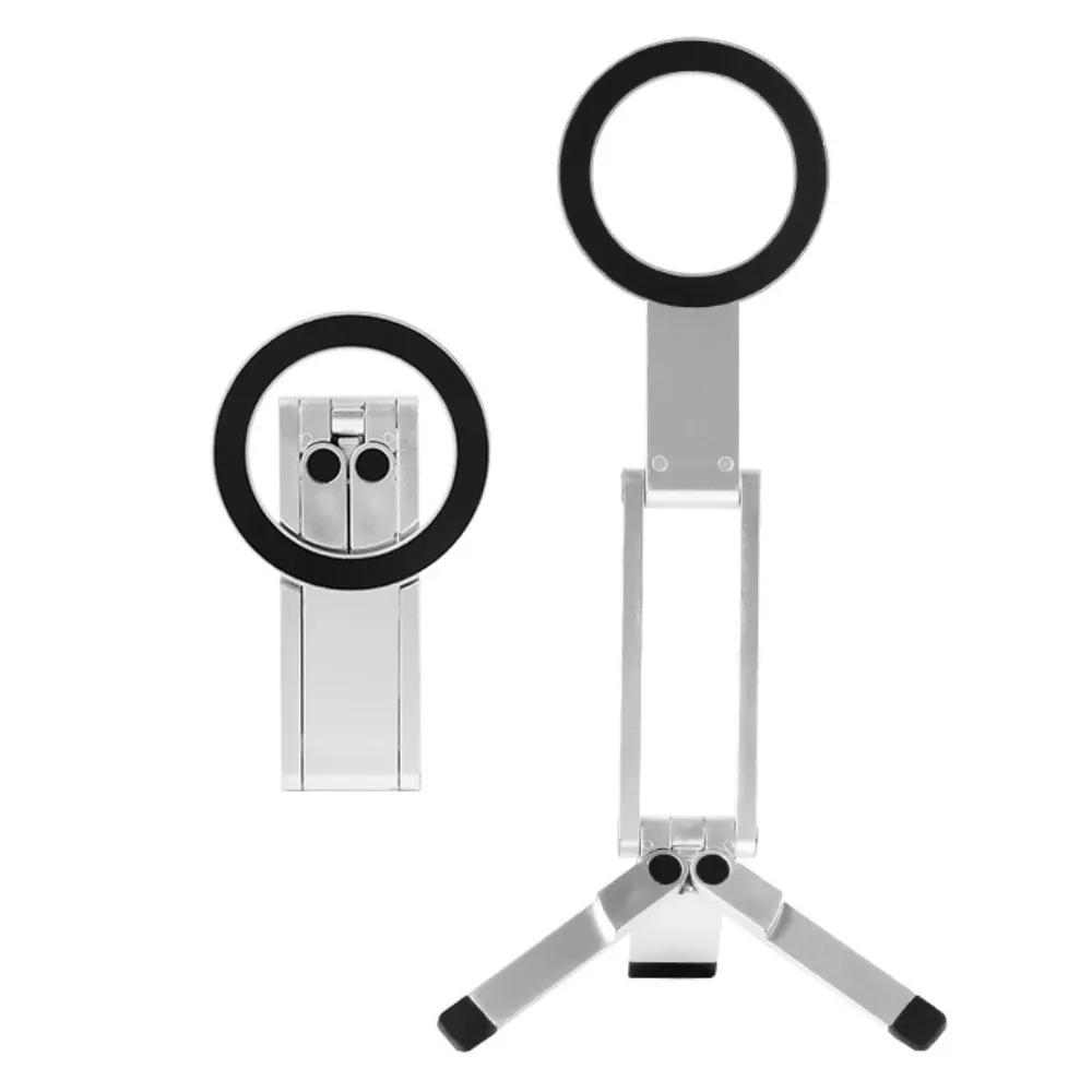 

Ультратонкая складная магнитная подставка для телефона из АБС-пластика с регулируемым креплением, креативный держатель для телефона, настольная подставка для видеоблогов