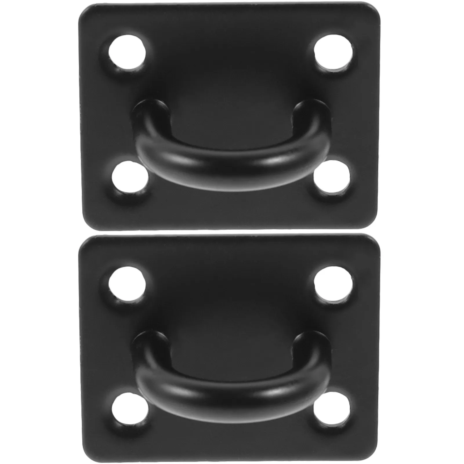 2Pcs Stainless Steel U Shape Pad Eye Hooks Heavy Duty Ceiling Mount Anchors for Indoor Outdoor Use Hammock Hanging Garage Roof
