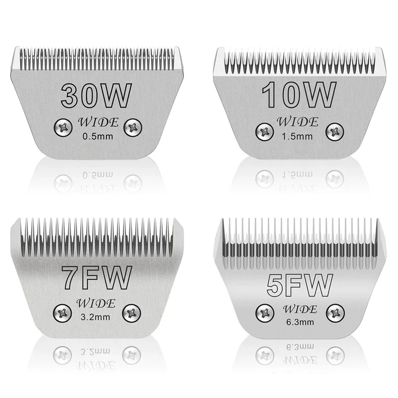 شفرة واسعة قابلة للفصل لتزيين الحيوانات ، مقصات كلاب الحيوانات الأليفة ، Andis AG ، AGC ، AGP ، DBLC ، MBG ، SMC ، Versa ، Oster ، A5 ، Wahl ، KM 10