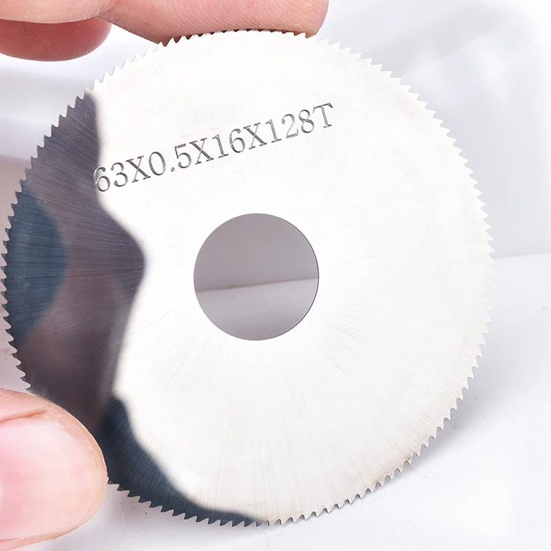 0.5mm Thick Ultra-thin Tungsten Steel Saw Blade,63mm Diameter Carbide Tungsten Steel Saw Blade for Cutting Copper and Aluminum