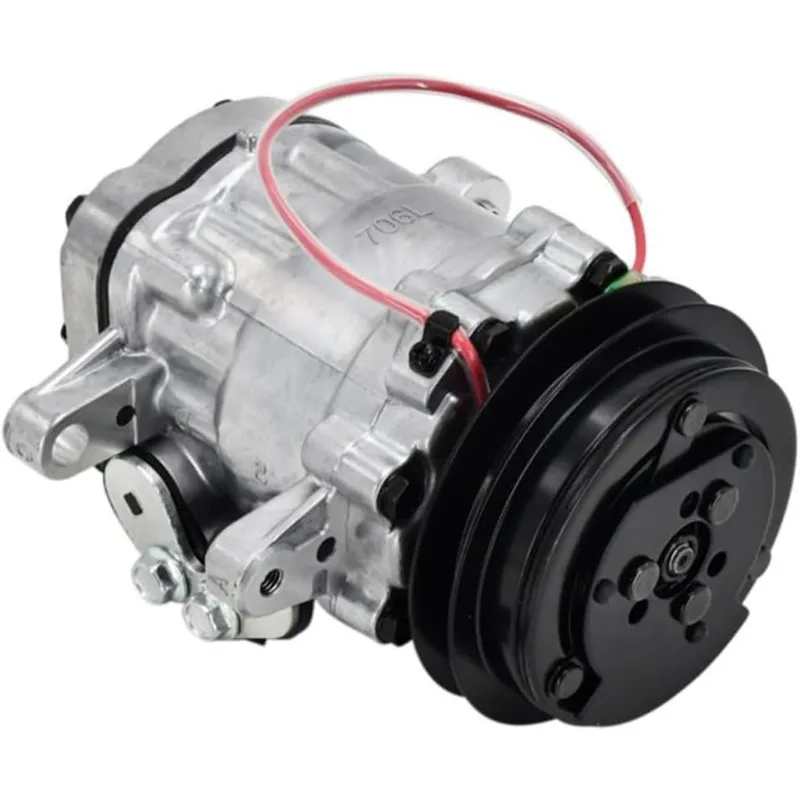 

12V AC Compressor KHR3536 22L-979-2211 7189 For John Deere 27D 35D 35G 50D 50G Hitachi Excavator ZX27U-2 27U-3 27U-3F 29U-3F