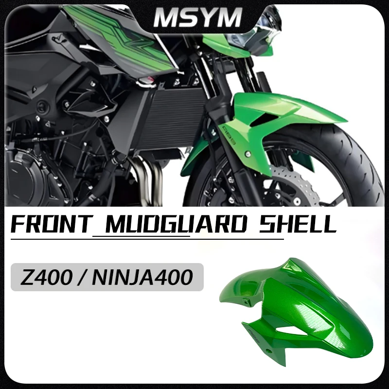 

Motorcycle shell Accessories Front Fender Mudguard Tire Splash Mud Guard For Kawasaki Ninja400 NINJA400 Ninja500 Z400 z400 400R
