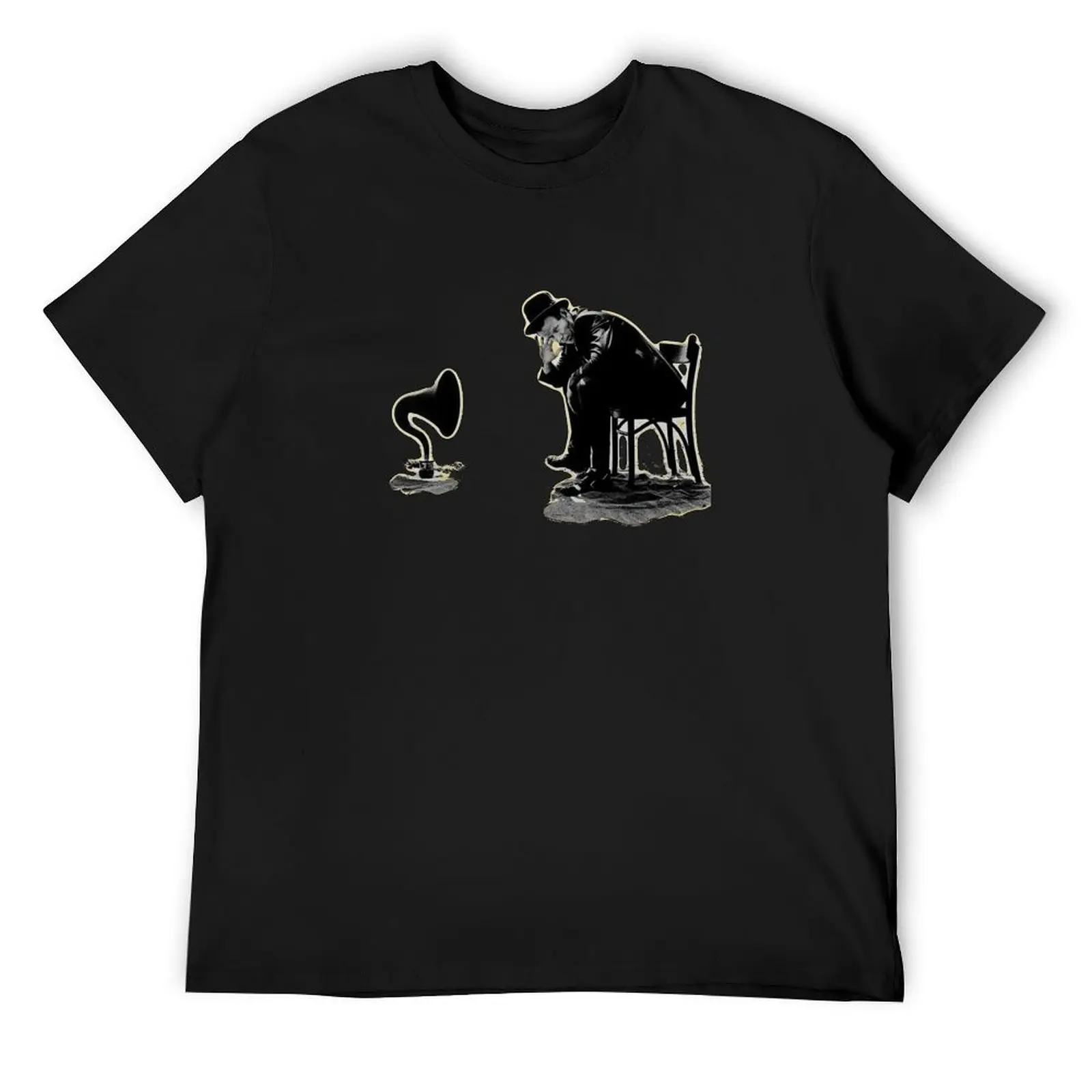 

Tom waits T-Shirt tops summer tops blacks mens big and tall t shirts