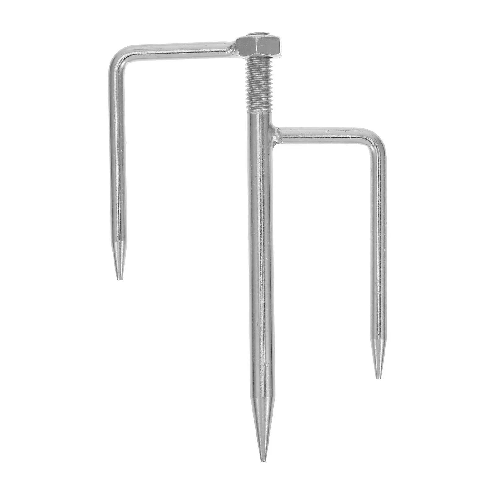 

Трехконечный колышек-держатель для зонта: для песка, пляжа, рыбалки, кемпинга. Прочный, портативный, компактный анкер-основание для уличного зонта от солнца.