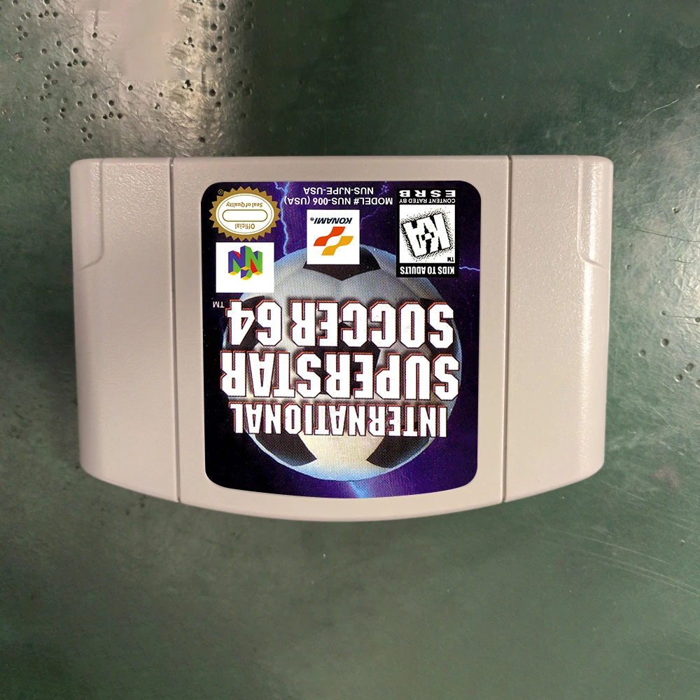 International Superstar Soccer 64 Game Card for 64bit USA NTSC version N64 Video Game Console English language for Nintendo 64