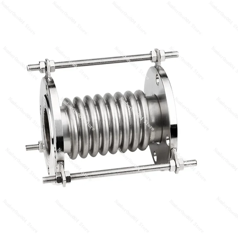 Applicable To 304 Stainless Steel Flange Type Corrugated Compensator Metal Steam Hose Expansion Joint