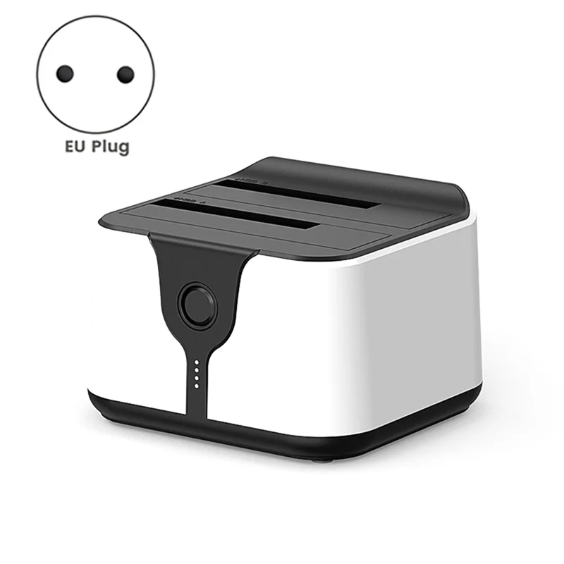 AM-2.5/3.5 بوصة SSD حاوية القرص الصلب الخارجي SATA إلى USB 3.0 HDD حافظة محطة إرساء القرص الصلب ثنائي الخليج الاتحاد الأوروبي التوصيل #3