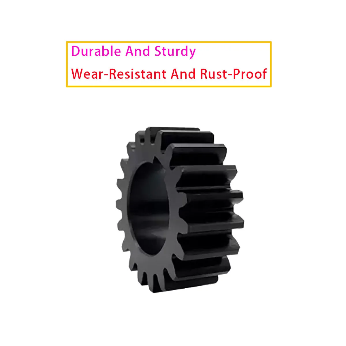 45 # Steel Cylindrical Gear 2M Spur Gear 2 Type 18/19/20/21/22/23 Tooth Flat Motor Gear Hole 6 8 10 12-25mm Pitch 6.28mm