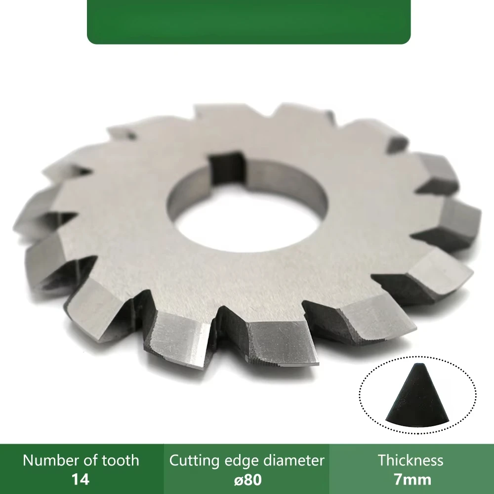 RUIZUAN M1 M2 M3 M4 M5 M6 M8 PA20 Degrees CNC HSS Module Gear Milling Cutter Involute Gear Cutting Tools
