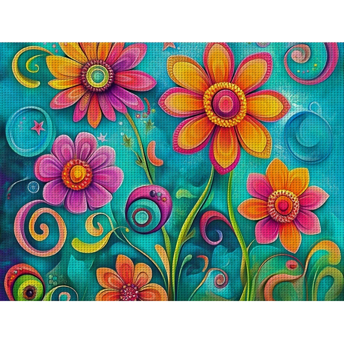 1 unidad de kit DIY de punto de cruz impreso de 30x40cm/11,8x15,7 pulgadas, 11CT/14CT, kit de punto de cruz relajado para principiantes adultos