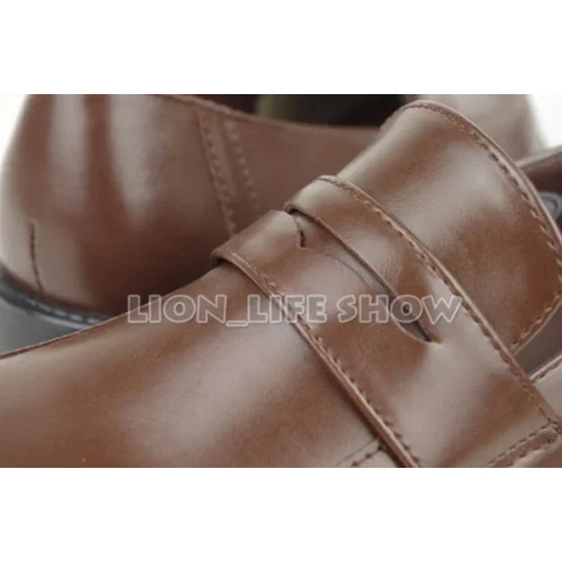 3 ألوان JK حذاء المرأة اليابانية طالب موحدة خادمة لوليتا كعب منخفض جولة تو تأثيري الأحذية