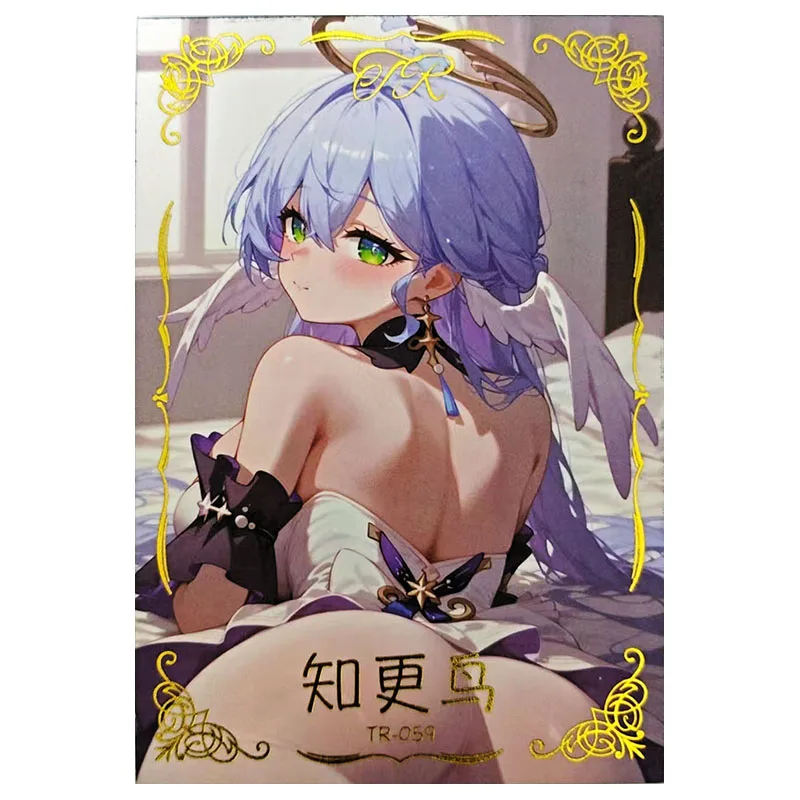 Anime Goddess Story Rare TR Karty kolekcjonerskie Shenhe Seele Tokisaki Kurumi Hoshino Ai Yor Forger Zabawki dla chłopców Prezent urodzinowy