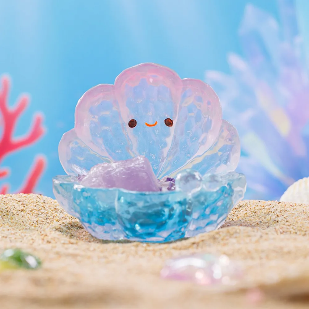 Blue Sea Crystal Spirit Series Crystal Mini Blind Box Car Desktop Decoration Decompression Mysterious Box Surprise Cartoon Gift