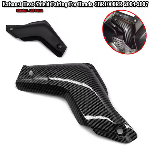 Fit For Honda CBR 1000RR 2004-2007 CBR1000RR Motorcycle Carbon Fiber Exhaust Heat Shield Cover Fairing Side Panel CBR1000 RR