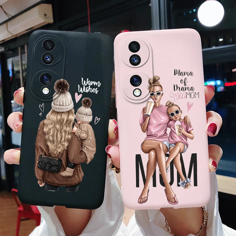 Etui na telefon Honor 70 Honor FNE-AN00 Back Cover Girl Painted Silicone Soft Shell Etui na telefon Huawei Honor 70 Coque Honor70 Funda