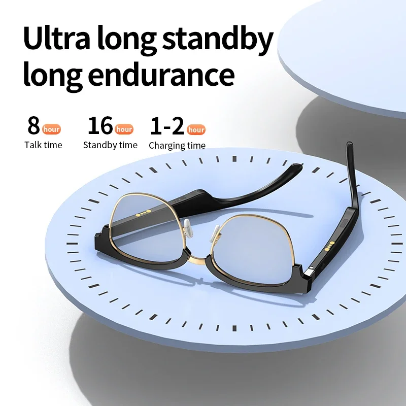 Smart Glasses Wireless Bluetooth 2025 Headphones Sport Bluetooth Earphones Outdoor Sunglasses Headset Hands-Free Call Hot Sale