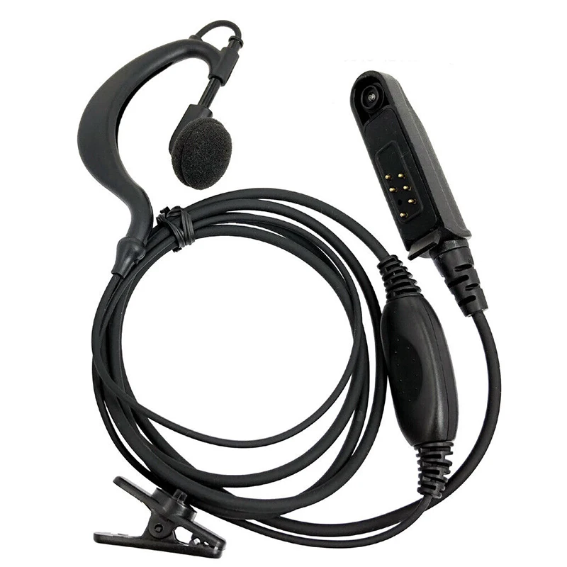 Baofeng-UV-9R Ear Hook PTT Mic Headset, UV-82WP, UV-9R, UV-9R Pro, Walkie Talkie, Impermeável, Rádio em dois sentidos, Walkie Talkie