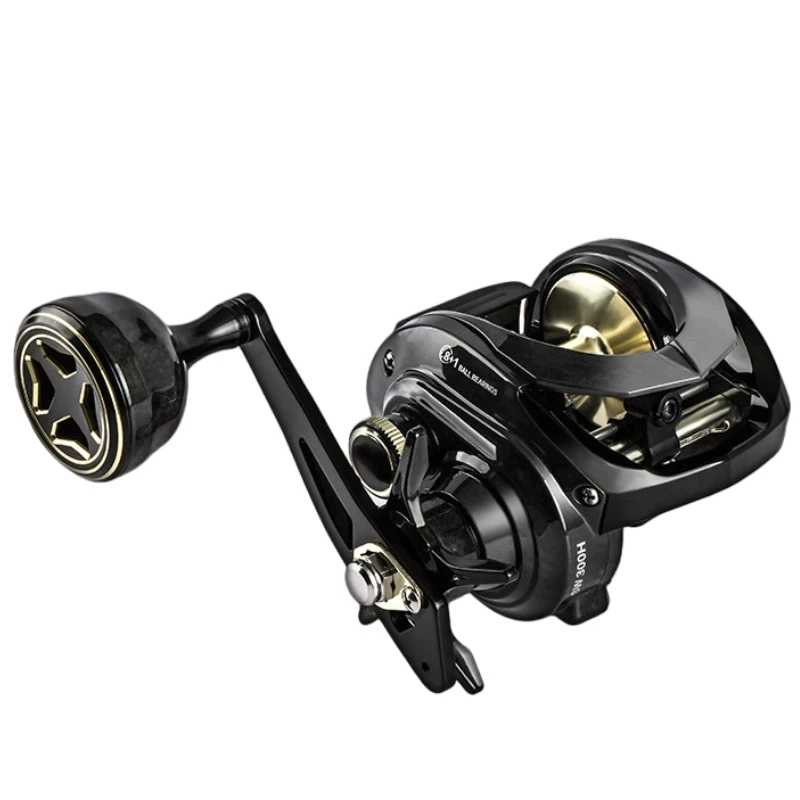 Snakehead Baitcasting Reel Heavy Duty Big Game Long Cast Universal Anti Backlash Lure Reel Saltwater Surf Fishing Wheel Tackle