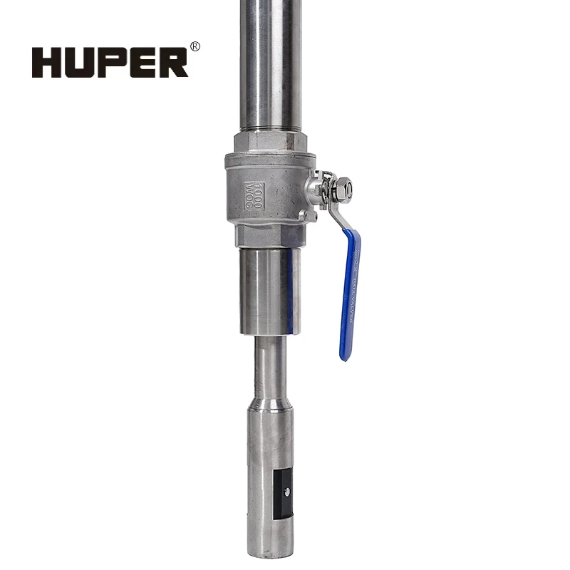 Huper electromagnetic flowmeter for sewage water treatment electromagnetic  fmi100 series  acid magnetic food grade flow meter