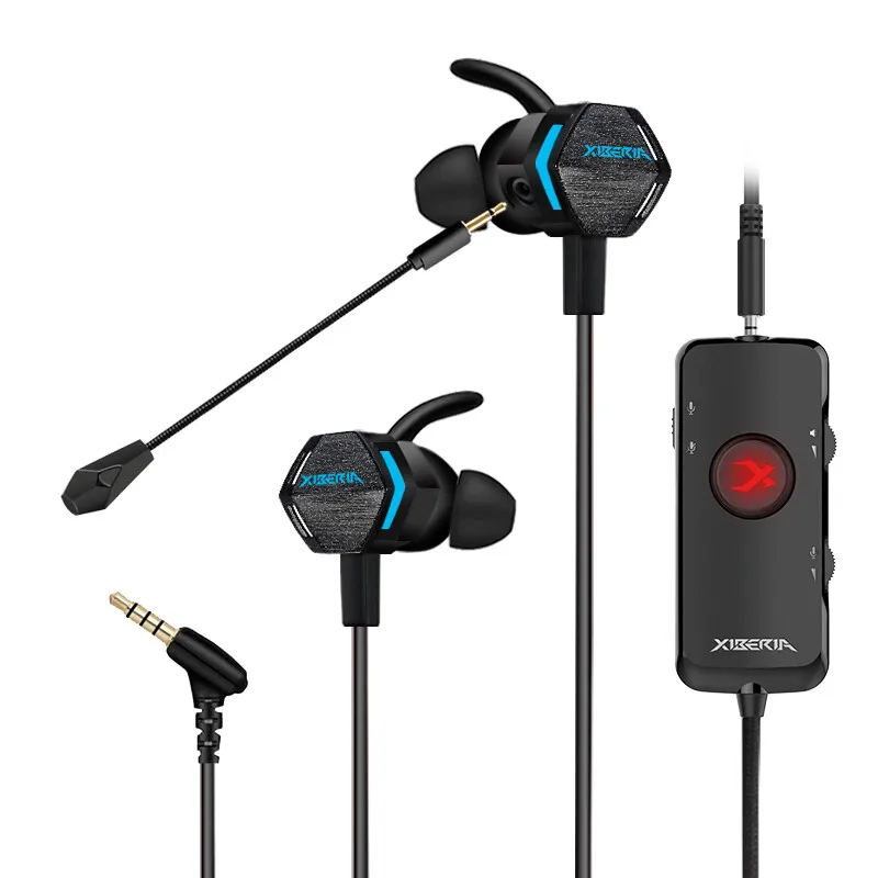 

Лидер продаж 2025 года, игровые наушники XIBERIA MG-2, стильные наушники-вкладыши с активным шумоподавлением, проводная 3,5 мм с микрофоном, гарнитура для мобильных ПК