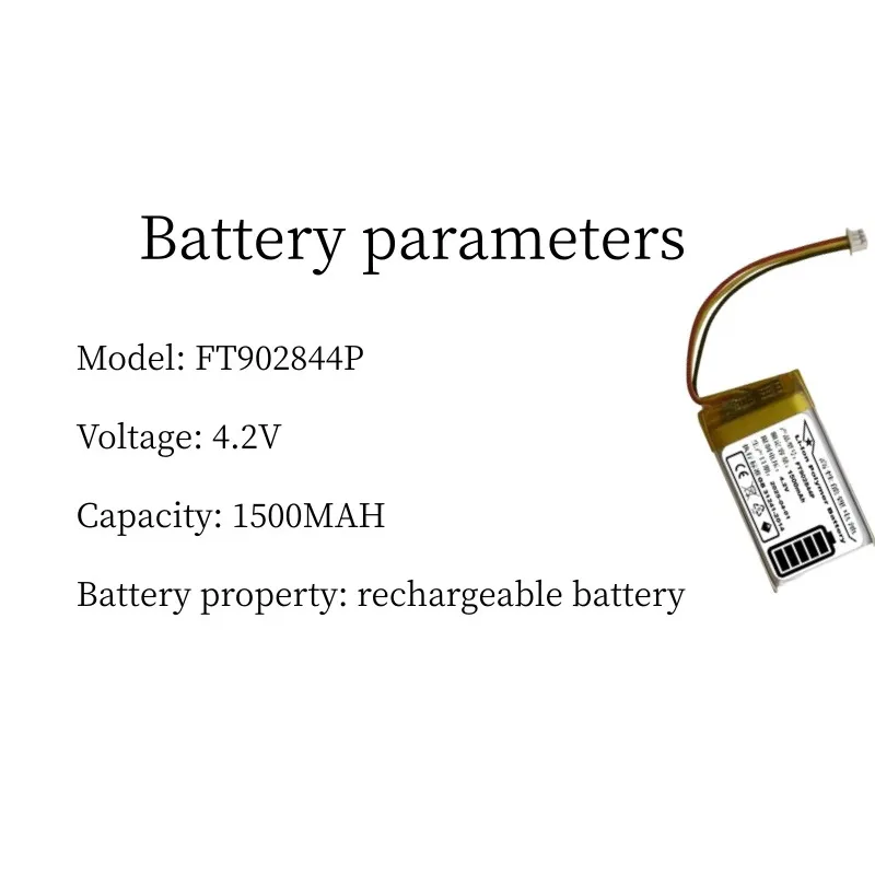Replacement battery 4.2V 1500MAH FT902844P for game mouse FT902844P fast delivery