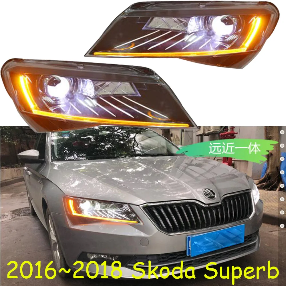 

car Head light For superb Headlights 2015 2016 2017 2018year superb headlight DRL HI LO HID xenon