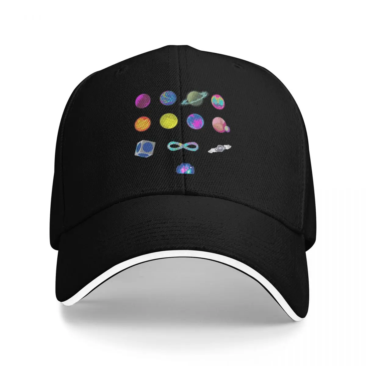 

Music of the spheres Baseball Cap black Visor derby hat Anime Hat Sun Hats For Women Men's