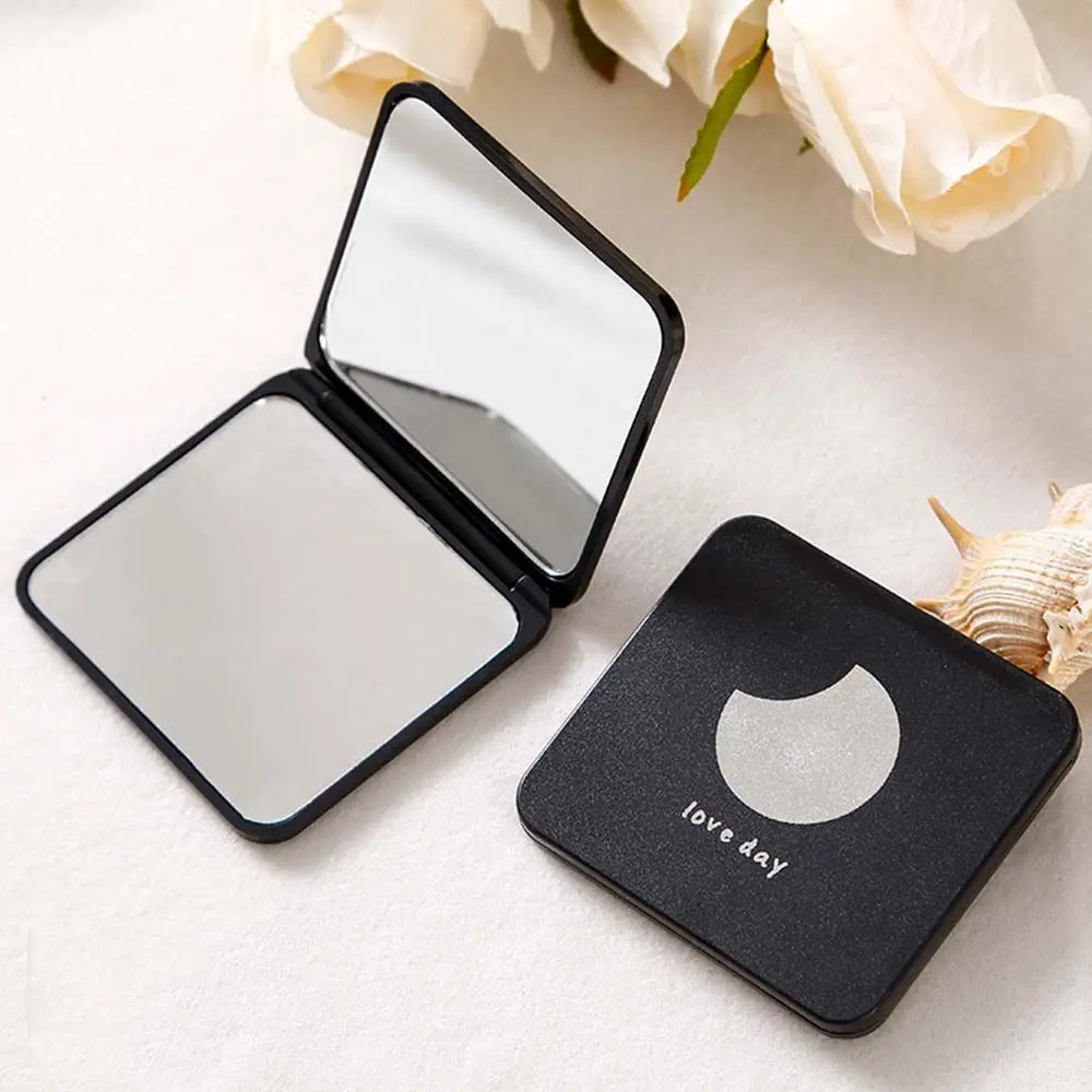 Mirror Hand Mirrors Student Mini Makeup Mirror Double-sided Compact Mirror Pocket Cosmetic Mirror Foldable Vanity Mirror